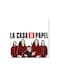 La Casa De Papel Wall Art Painting White/Red/Black 30 x 30centimeter