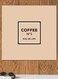 Coffee Lovers Themed Wall Art Beige/Black 30x30cm