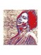 Umm Kulthum MDF Wall Art Multicolour 30x30centimeter