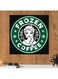 Frozen Coffee Wall Art Painting Black/White/Green 30 x 30cm