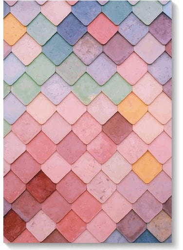 Colorful Wall Art Multicolour 40x60cm