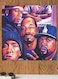 Rap Artists Printed Wall Art Blue/Brown/Purple 30x30cm