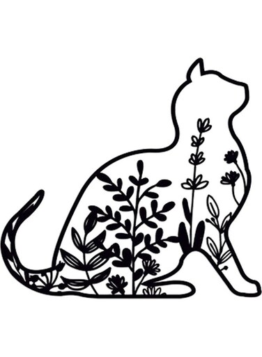 Wall Art Black 20cm