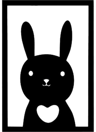 Wall Art Black 20cm