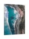 Printed Framed Canvas Wall Art Blue/Grey/Green 60x80centimeter