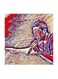 Mohamed Hamaki MDF Wall Art Multicolour 30x30cm
