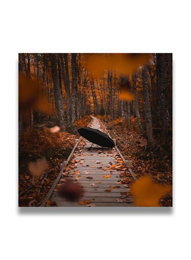 Decorative MDF Wall Art Painting Multicolour 30 x 30cm
