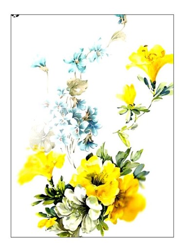 Printed Decorative Wall Art Plate Multicolour 20cm