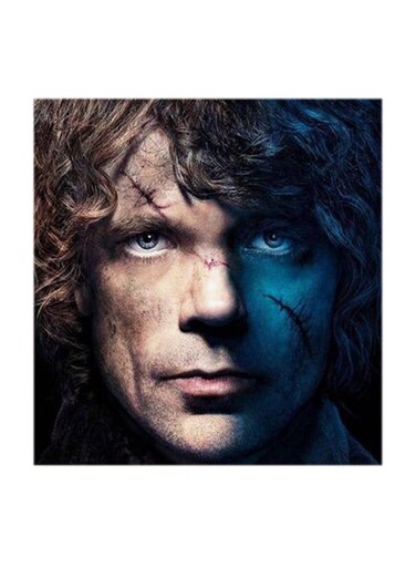 Tyrion Lannister Game of Thrones MDF Wall Art Multicolour 30x30centimeter