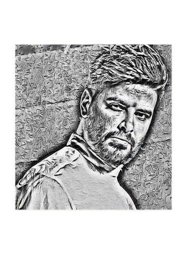 Nassif Zeytoun MDF Wall Art Multicolour 30x30cm