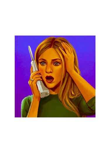 Rachel Green Friends Mdf Wall Art Multicolour 30x30centimeter