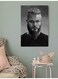 Ragner Vikings Themed Wall Art Painting Multicolour 40x60cm