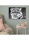 Leopard Printed Wall Art Multicolour 40x60cm