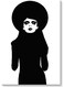 Woman Wall Art Multicolour 40x60cm