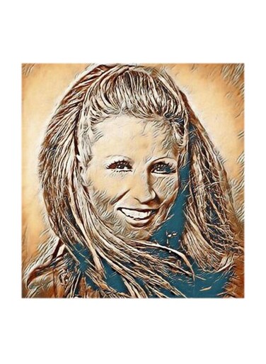 Sabah MDF Wall Art Multicolour 30x30cm