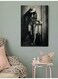 Guitarist Themed Wall Art Painting Multicolour 40x60cm