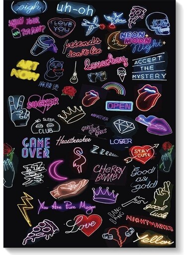 Decorative Wall Art Painting Multicolour 40 x 60cm