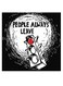 Quoted Decorative Wall Art Black/White/Red 30x30cm