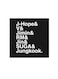 BTS Squad's Names Wall Art Painting Black/White 30 x 30cm