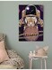 Astronaut Wall Art Painting Multicolour 40x60cm