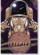 Astronaut Wall Art Painting Multicolour 40x60cm