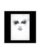Women Themed Wall Art White/Black 30x30centimeter