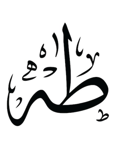 Taha Wall Art White/Black 30x30cm
