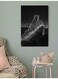 The Bridge Printed Wall Art Black/Grey 40x60cm