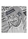 Abdulhussain Abdulredha MDF Wall Art Grey/Black/White 30x0.5x30cm