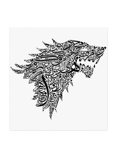 Winter is Coming Game of Thrones MDF Wall Art Multicolour 30x30cm