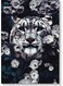 Tiger Printed Wall Art Black/Grey/Blue 40x60cm