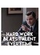 The Wolf Of Wall Street Printed Wall Art Grey/Black/White 30x30cm