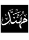 Mohannad Printed Wall Art Black/White 30x30cm