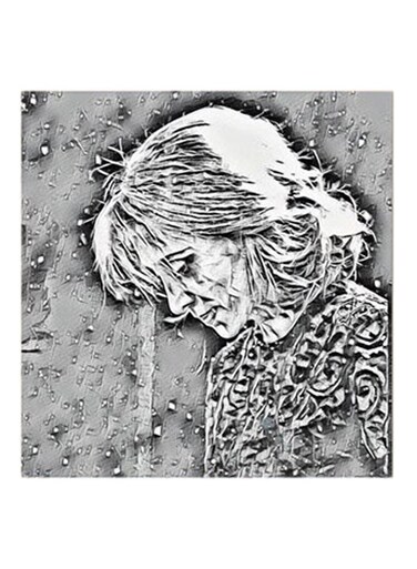 Fairuz MDF Wall Art Black/White