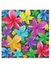 Flowers Themed Printed MDF Wall Art Red/Green/Yellow