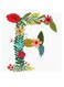 Alphabet F Themed Wall Art Red/Blue/Yellow 30x30cm