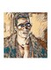 Mohamed Ramadan MDF Wall Art Multicolour 30x30cm