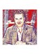 Ragheb Alama Wall Art Red/Yellow/Blue 30x30centimeter