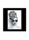 Human Themed Wall Art Black/White 30x30centimeter