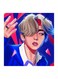 Bts Boy Band MDF Wall Art Multicolour 30x30centimeter