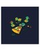 Ninja Turtles Printed Wall Art Blue/Yellow/Green 30x30cm