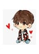 BTS Boy Band MDF Wall Art Multicolour 30x30cm