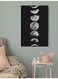 Moon Phases Wall Art Multicolour 40x60cm