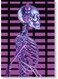 Music Lovers Skeleton Wall Art Multicolour 40x60cm