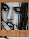 Johnny Depp Printed Wall Art Grey/Black 30x30cm