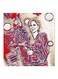 Wooden Sherine Wall Art Painting Multicolour 30x30centimeter