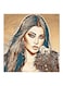 Haifa Wehbe MDF Wall Art Multicolour 30x30centimeter
