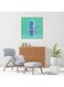 English Letters K MDF Wall Art Multicolour 30 X 30cm