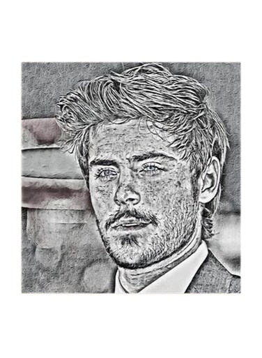 Zac Efron MDF Wall Art Multicolour 30x30cm