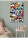 Graffiti Wall Art Multicolour 40x60cm
